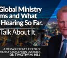 The Global Ministry Forums and What I Am Hearing So Far
