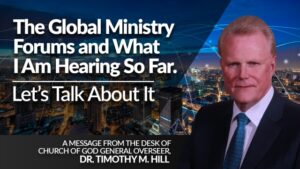 The Global Ministry Forums and What I Am Hearing So Far