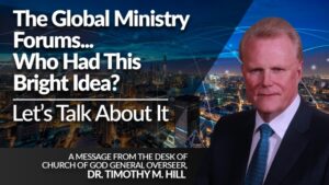 The Ministry Forums… Who Had This Bright Idea?