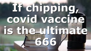 If chipping, covid vaccine is the ultimate 666