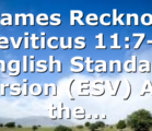 James Recknor Leviticus 11:7-8 English Standard Version (ESV) And the…