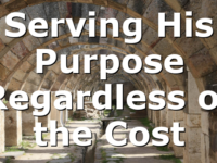 Serving His Purpose Regardless of the Cost