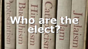 Who are the elect?