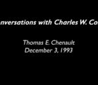 Conversations with Charles W. Conn: Thomas E. Chenault
