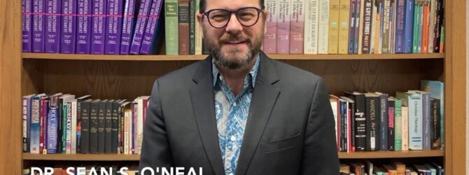 Bishop Sean O’Neal Congratulates Dixon Pentecostal Research Center