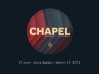 Chapel with Dr. Mark Walker