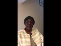 Rev. Phyllis Thompson Congratulates Dixon Pentecostal Research Center