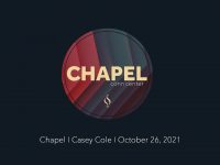 Chapel with Casey Cole