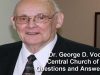 Dr  George D  Voorhis Questions and Answers 1