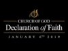 Declaration of Faith Sunday 2018