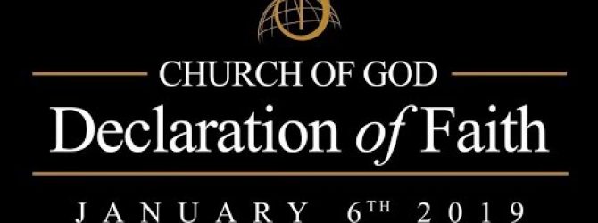 Declaration of Faith Sunday 2018