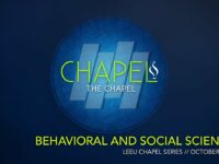 Behavioral and Social Sciences Chapel // October 6, 2015