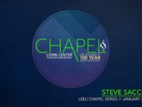 Chapel January 23, 2018 | Steve Saccone