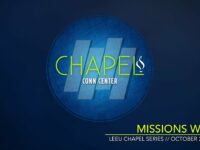 Chapel Missions Week, October 26, 2017