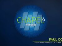 Chapel with Dr. Conn, October 31, 2017