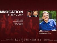 Convocation Spring 2014 – Dr. Mark Walker