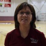 Lady Flames Volleyball – Coach Hudson and players 9-18-13
