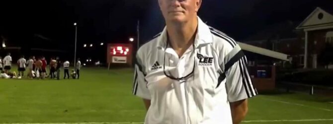 Lee men’s soccer coach Paul Furey chats about the Flames’ 4-1 victory over TN Temple.