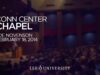 Lee University Chapel – February 18, 2014