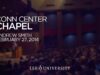 Lee University Chapel – February 27, 2014