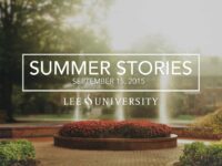 Lee University Chapel // September 15, 2015