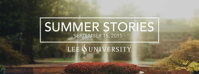 Lee University Chapel // September 15, 2015