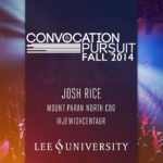 Lee University Convocation Fall 2014 – Dr. Josh Rice