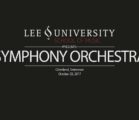 Symphony Orchestra, October 23, 2017