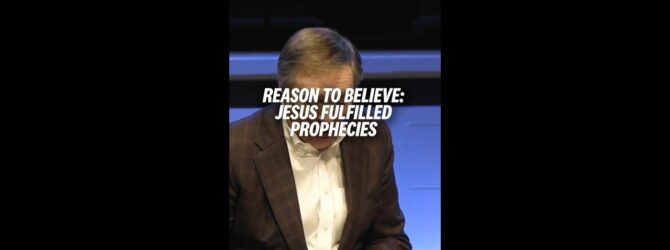 Reason To Believe: Jesus Fulfilled Prophecies #shorts