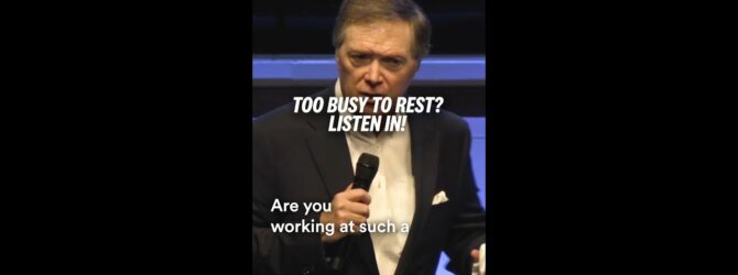 Too Busy To Rest? Listen In! #shorts