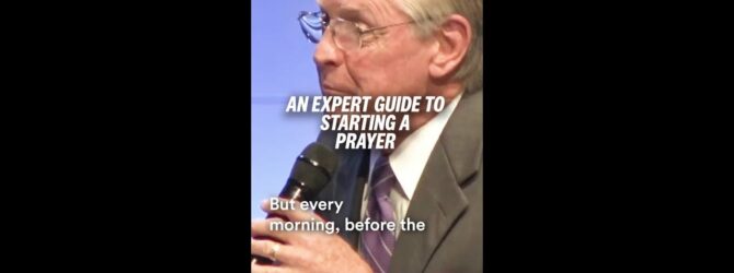 An Expert Guide To Starting A Prayer #shorts