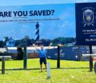 Billboard #2 In Our ‘Are You Saved?’ Gospel Witness Campaign Goes Up On Route 1 Just Outside The North Gates Of The City Of Old Saint Augustine, Florida