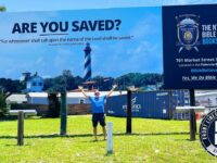 Billboard #2 In Our ‘Are You Saved?’ Gospel Witness Campaign Goes Up On Route 1 Just Outside The North Gates Of The City Of Old Saint Augustine, Florida