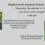18th Annual Azusa Lecture and Spirit of Azusa Award — 2023