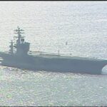 The US Aircraft Carrier Dwight D. Eisenhower And Its Strike Group, As Well As A Nuclear-Capable Ohio-Class Submarine Arrive In Middle East As War Rages