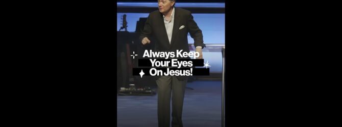 Always Keep Your Eyes On Jesus! #shorts