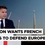Emmanuel Macron Offers The EU A ‘Nuclear Umbrella’ Spread Out Over Europe With 300 French Submarine-Launched Ballistic Missiles As Russia Deterrent