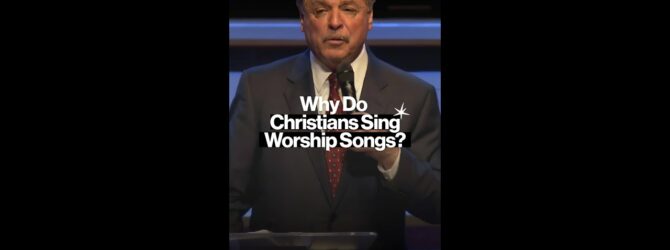 Why Do Christians Sing Worship Songs? #shorts