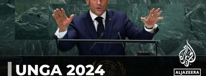 Emmanuel Macron Called For A ‘New International Order’ In Paris As Well As A Two State Solution And A Truce in Lebanon At The United Nations This Week