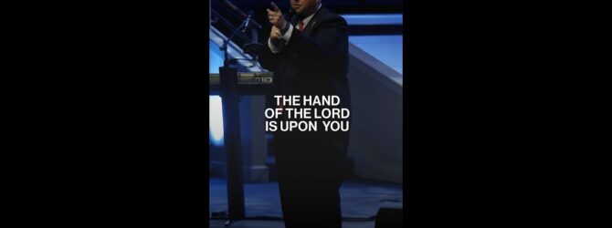 The Hand Of The Lord Is Upon You #shorts