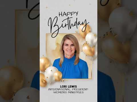 Join us in wishing Church of God First Lady Lori Lewis a Happy Birthday!