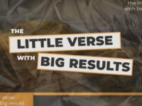 The Little Verse with Big Results