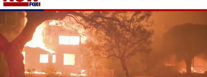 APOCALYPTIC INFERNO: Out Of Control Fire Rages Across The Pacific Palisades In California As Week One Of The New Year Officially Comes To A Close