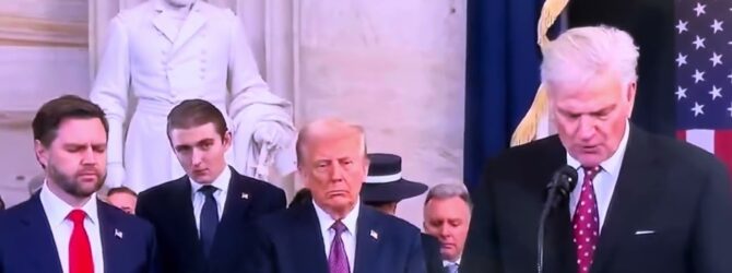 Franklin Graham’s prayer during Inauguration: God’s blessings to president Donald Trump & his staff