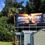 A Brand-New NTEB Gospel Witness Scripture Billboard Rises Up Over Route 17 In Palatka Proclaiming ‘Jesus Saves’ To A Lost And Dying World