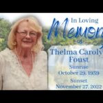 Thelma Carolyn Foust Celebration Of Life