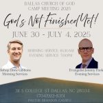 “What Are We Handing To The Elisha Generation?” Bishop Drew Gibbons Friday Morning Service 7/4/25