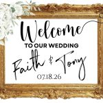 Welcome To Our Wedding – Faith and Tony